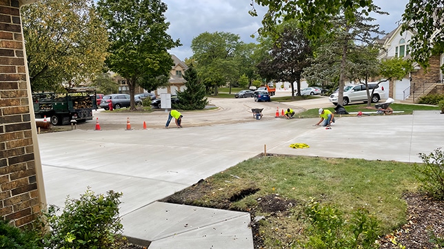 Community Association Concrete Company Serving Chicagoland since 1970